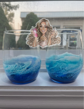 Load image into Gallery viewer, Ocean Tray & Glasses