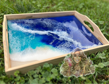 Load image into Gallery viewer, Ocean Tray & Glasses