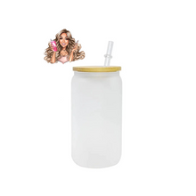 Load image into Gallery viewer, 16oz Frosted Glass Can