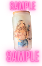 Load image into Gallery viewer, 16oz Frosted Glass Can