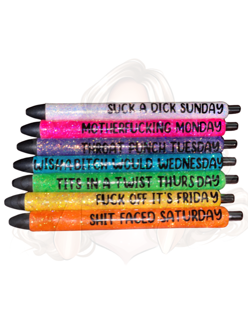 Dirty Days-Glitter Pen Set