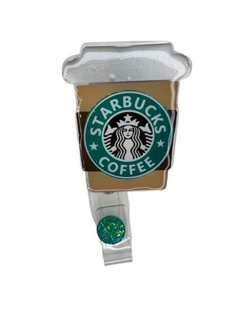 Coffee Badge Reel