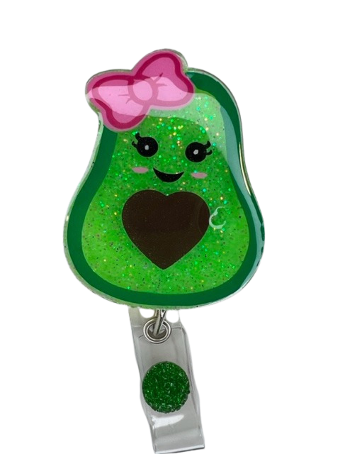 Cute Avocado Badge Reel