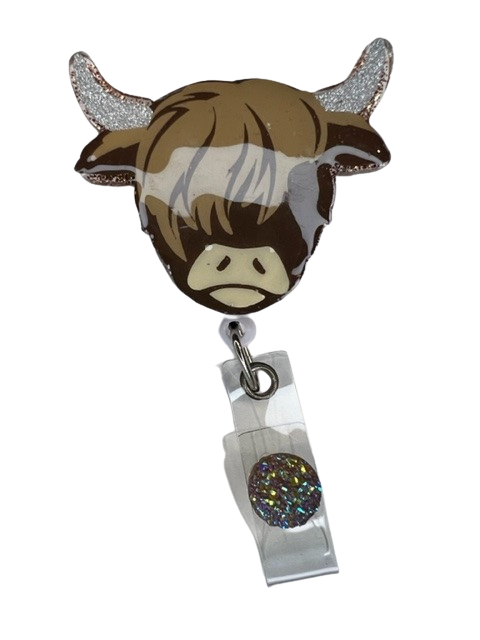 Cow Badge Reel