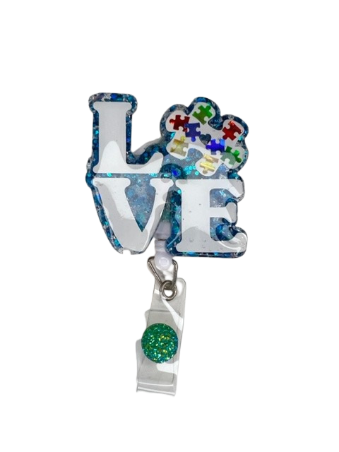 LOVE Autism Badge Reel